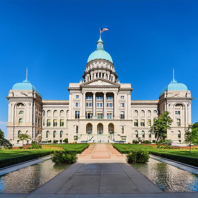 State capitol building Indiana