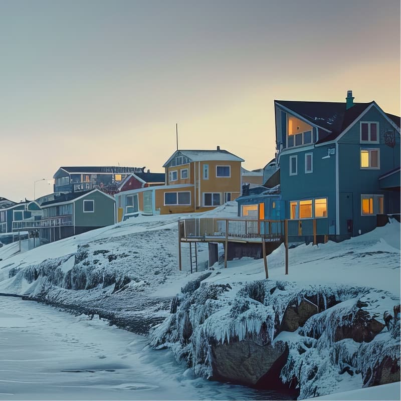 seaside houses Nunavut